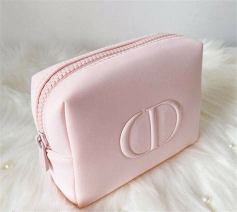 dior pink makeup bag|dior pink makeup pouch.